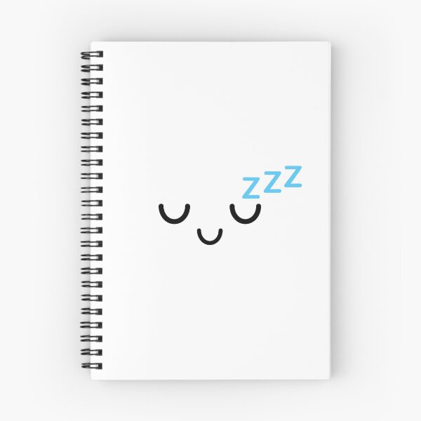 Item preview, Adorable kawaii smiling sleeping face designed and sold by BlushyPrint.