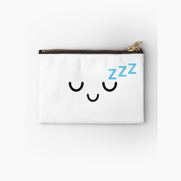 Item preview, Adorable kawaii smiling sleeping face designed and sold by BlushyPrint.