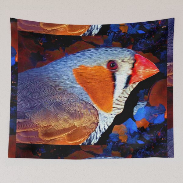 Item preview, Zebra Finch Painted designed and sold by Daniel Janda.