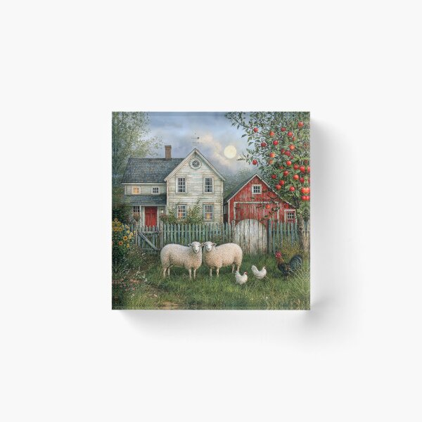 Item preview, Charming Countryside Farmhouse  designed and sold by Blue Horse Photo Magic.