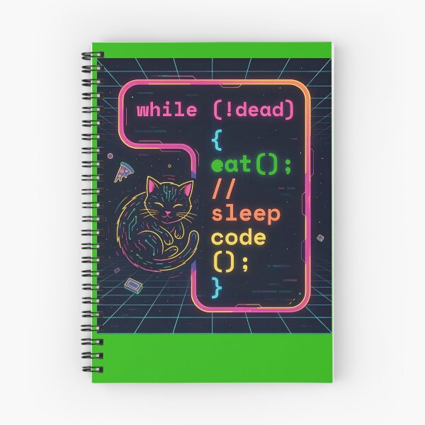 Item preview, While Loop Coding Logic Eat Sleep Code designed and sold by catilinwhite.