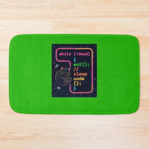 Item preview, While Loop Coding Logic Eat Sleep Code designed and sold by catilinwhite.