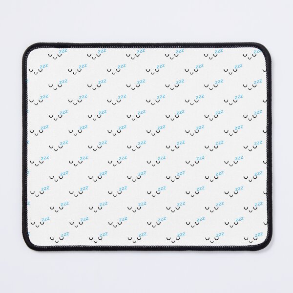Item preview, Adorable kawaii smiling sleeping face pattern designed and sold by BlushyPrint.