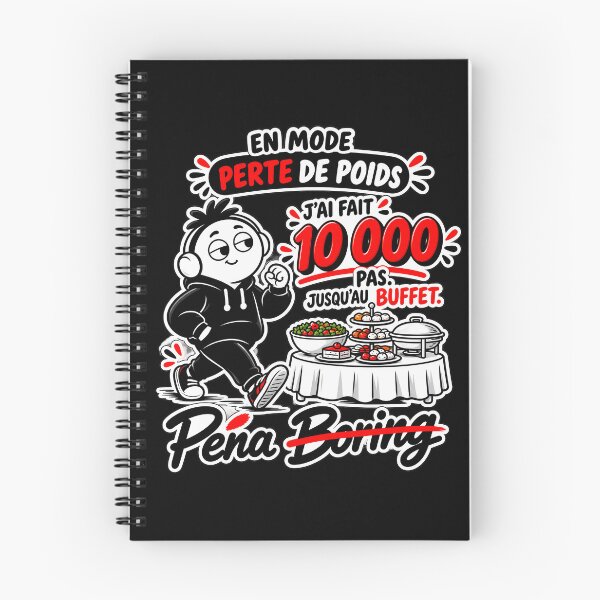 Item preview, Funny Weight Loss T-shirt – 10,000 Steps to the Buffet designed and sold by J-Impression.