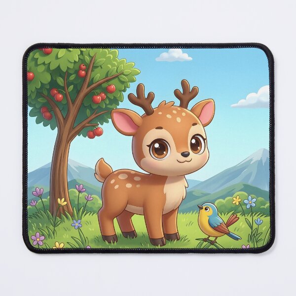 Item preview, Cute Baby Deer in Beautiful Summer designed and sold by Pim-Crystal.