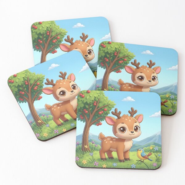 Item preview, Cute Baby Deer in Beautiful Summer designed and sold by Pim-Crystal.