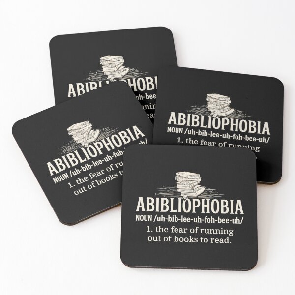Item preview, Abibliophobia Definition: The Bookworm's Ultimate Fear designed and sold by Shopeon Designs.