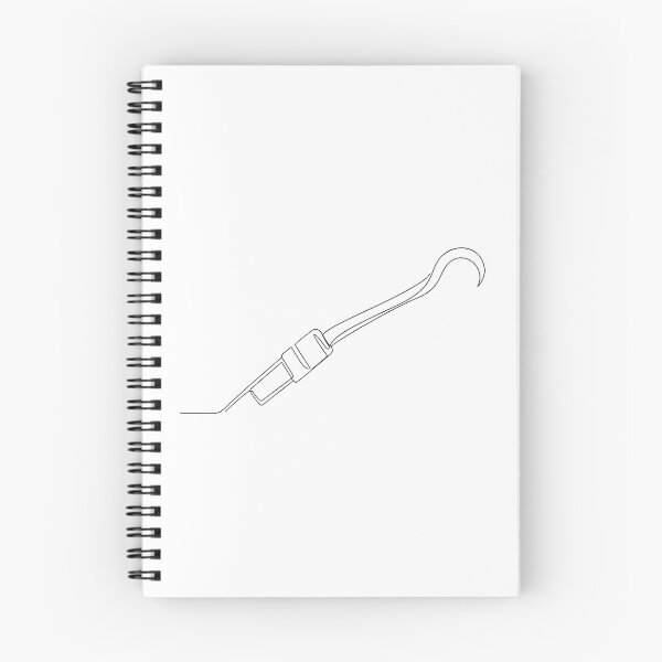 Item preview, Hook Pick Macro Close-Up - Minimalist Locksport Line Art designed and sold by Node & Switch.