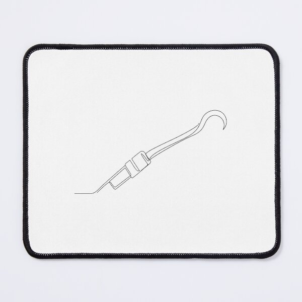 Item preview, Hook Pick Macro Close-Up - Minimalist Locksport Line Art designed and sold by Node & Switch.