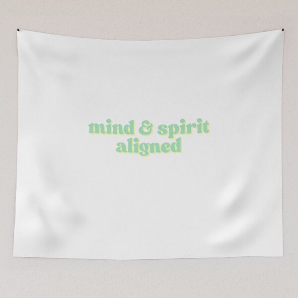 Item preview, mind & spirit aligned | mint designed and sold by dollhouseclub.