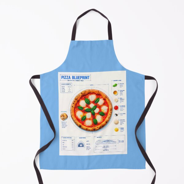 Item preview, THE CLASSIC PIZZA BLUEPRINT DESIGN 1 designed and sold by DigitalandPhoto.