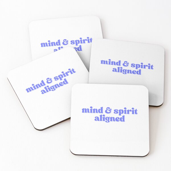 Item preview, mind & spirit aligned | blue designed and sold by dollhouseclub.