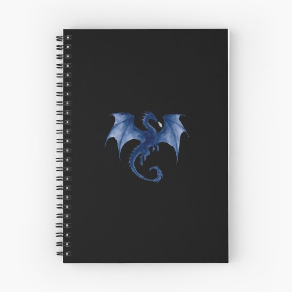 Item preview, A blue dragon in a black background. designed and sold by SweetBlushBunny.