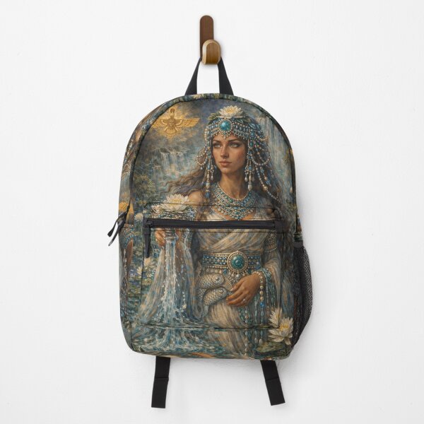 Item preview, Haurvatat – Zoroastrian Goddess of Wholeness Painting designed and sold by GalleryKauffeld.