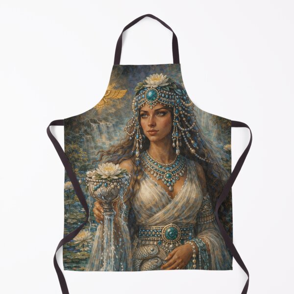 Item preview, Haurvatat – Zoroastrian Goddess of Wholeness Painting designed and sold by GalleryKauffeld.