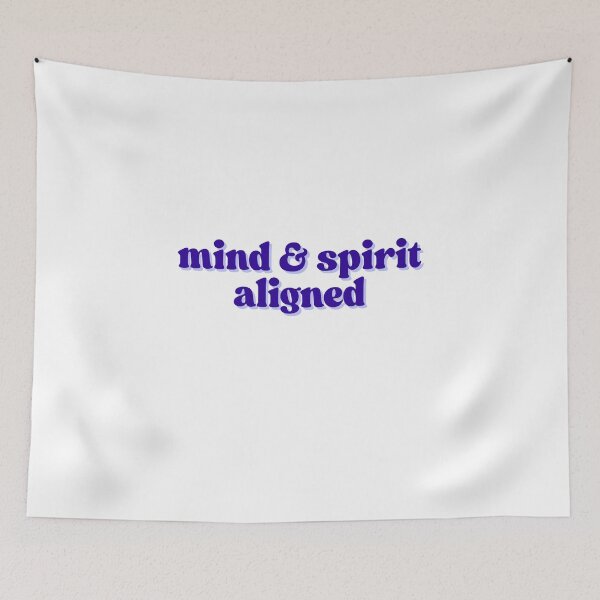 Item preview, mind & spirit aligned | navy blue designed and sold by dollhouseclub.