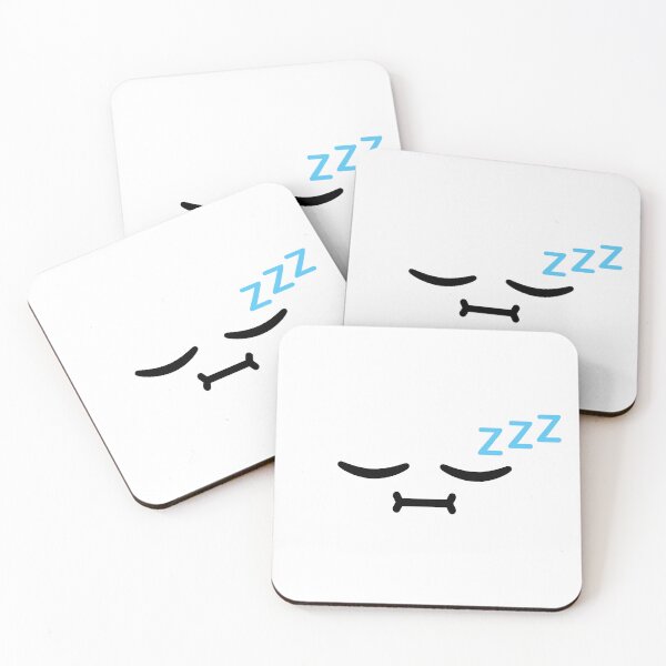 Item preview, Cute kawaii calm sleeping face designed and sold by BlushyPrint.