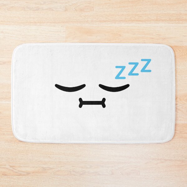 Item preview, Cute kawaii calm sleeping face designed and sold by BlushyPrint.