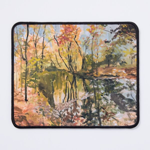 Item preview, Fall Leaves at Mill River designed and sold by NateKornMeyer.