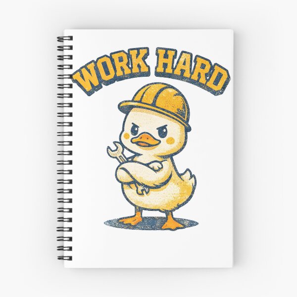 Item preview, Vintage Work Hard Duck Construction Mechanic Technician Gift designed and sold by ScorPion-theory.