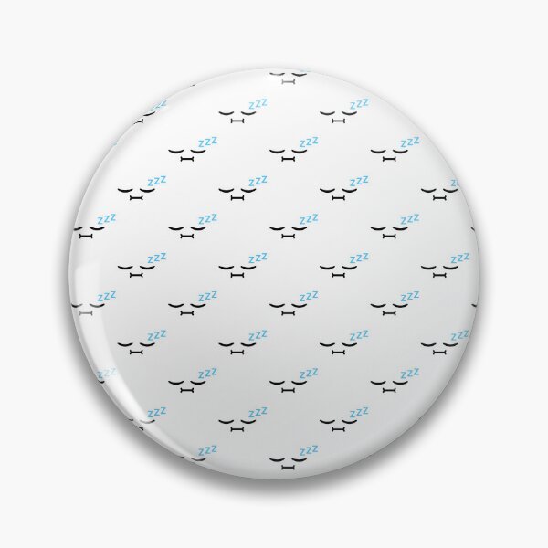Item preview, Cute kawaii calm sleeping face pattern designed and sold by BlushyPrint.