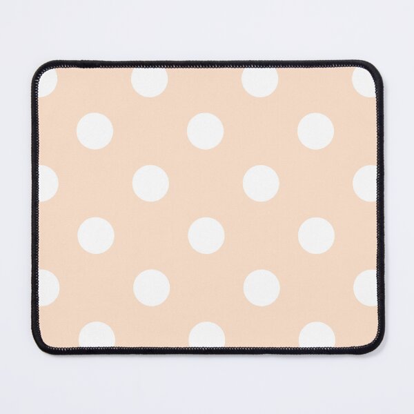 Item preview, Large peach and white polka dots designed and sold by Nolan6.