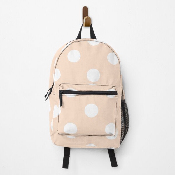 Item preview, Large peach and white polka dots designed and sold by Nolan6.