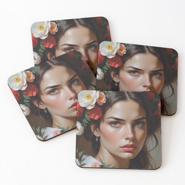 Item preview, Woman with flowers designed and sold by MK26Designs.