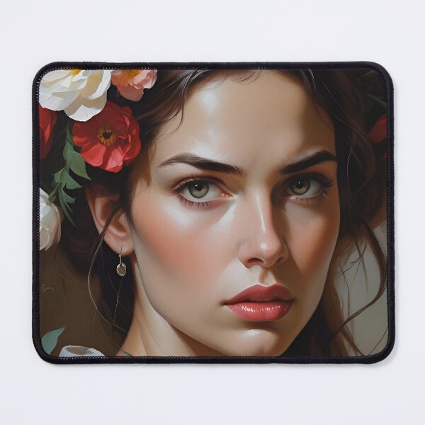 Item preview, Woman with flowers designed and sold by MK26Designs.