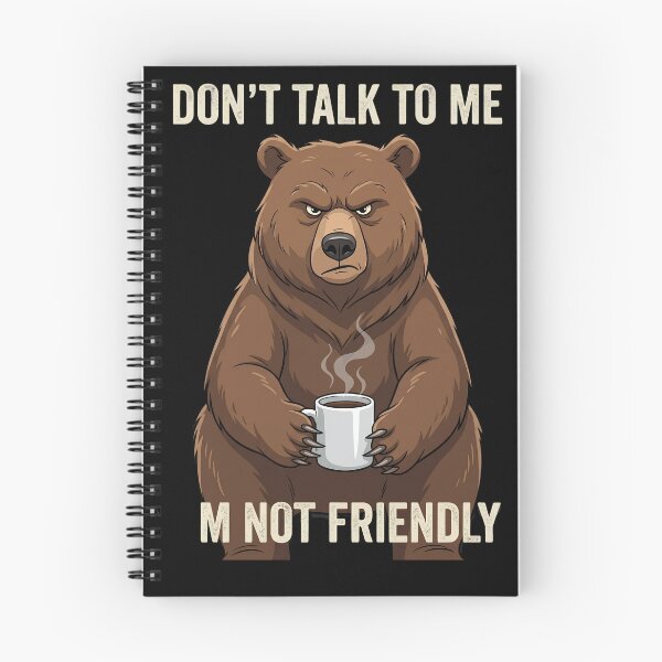 Item preview, Don't Talk To Me I'm Not Friendly Grumpy Bear Coffee Introvert designed and sold by w66aboo.