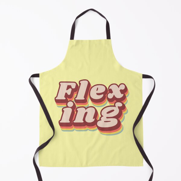 Item preview, Flexing lettering, retro 70s typography, vintage humor designed and sold by Mauswohn.