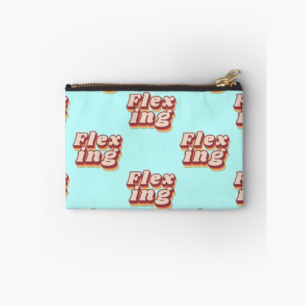 Item preview, Flexing lettering, retro 70s typography, vintage humor designed and sold by Mauswohn.