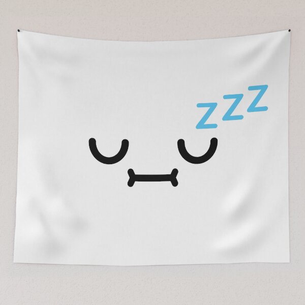 Item preview, Adorable kawaii calm sleeping face designed and sold by BlushyPrint.