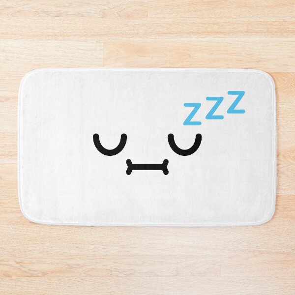 Item preview, Adorable kawaii calm sleeping face designed and sold by BlushyPrint.