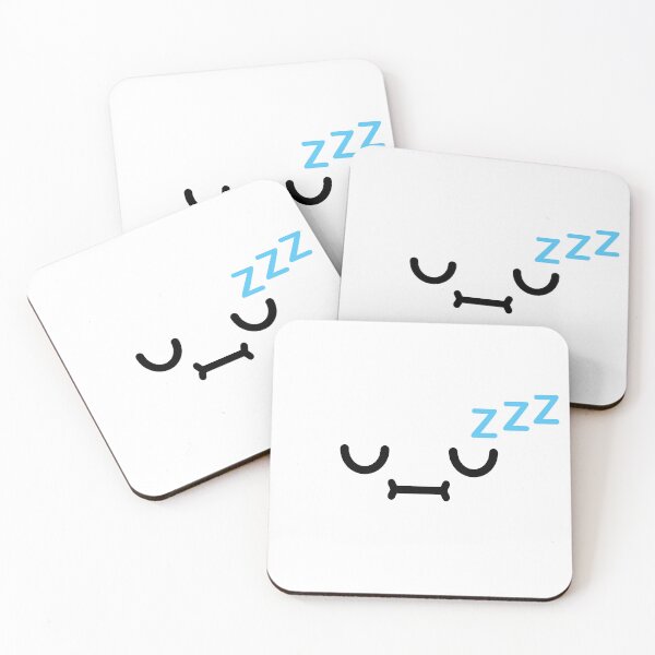 Item preview, Adorable kawaii calm sleeping face designed and sold by BlushyPrint.