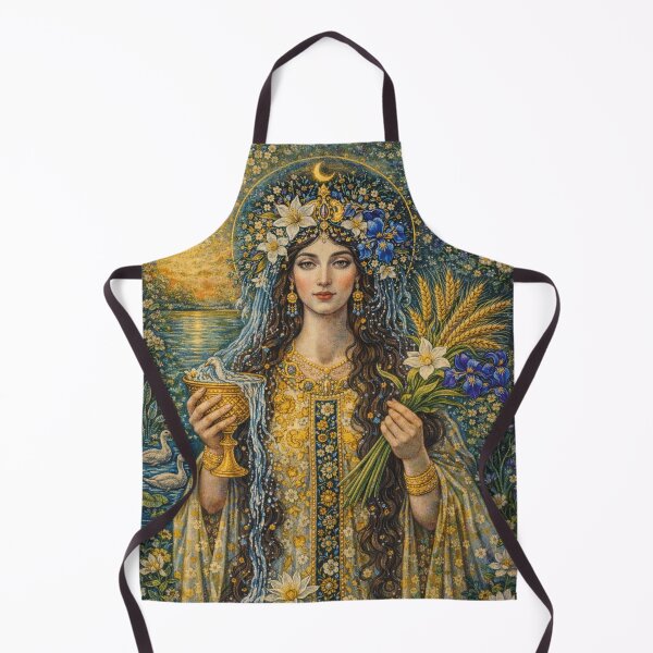Item preview, Haurvatat – Goddess of Healing and Water Painting designed and sold by GalleryKauffeld.