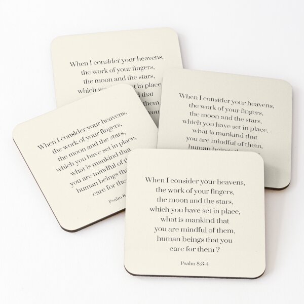 Item preview, When I consider your heavens quote designed and sold by Paigaam.