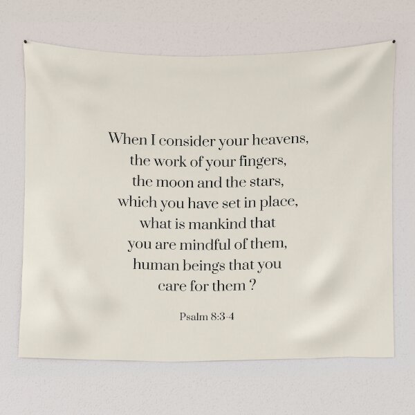 Item preview, When I consider your heavens quote designed and sold by Paigaam.