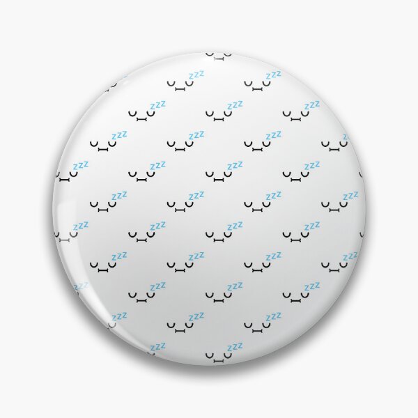 Item preview, Adorable patrón de caras kawaii tranquilas durmiendo designed and sold by BlushyPrint.
