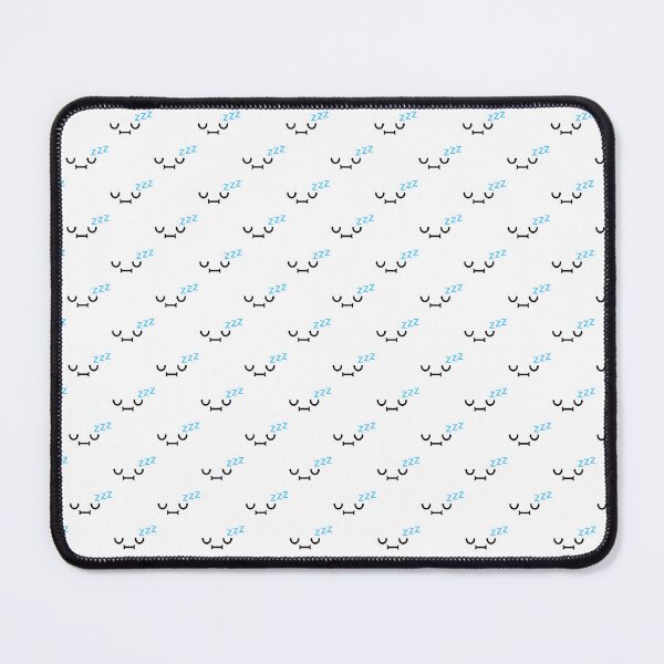 Item preview, Adorable kawaii calm sleeping face pattern designed and sold by BlushyPrint.