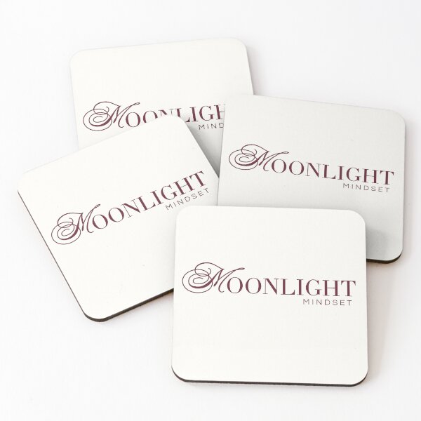 Item preview, Moonlight Mindset | Burgundy Flourished Calligraphy & Serif Typography designed and sold by Sparkle First Co..