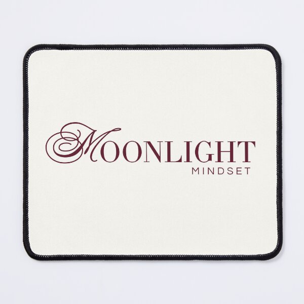 Item preview, Moonlight Mindset | Burgundy Flourished Calligraphy & Serif Typography designed and sold by Sparkle First Co..