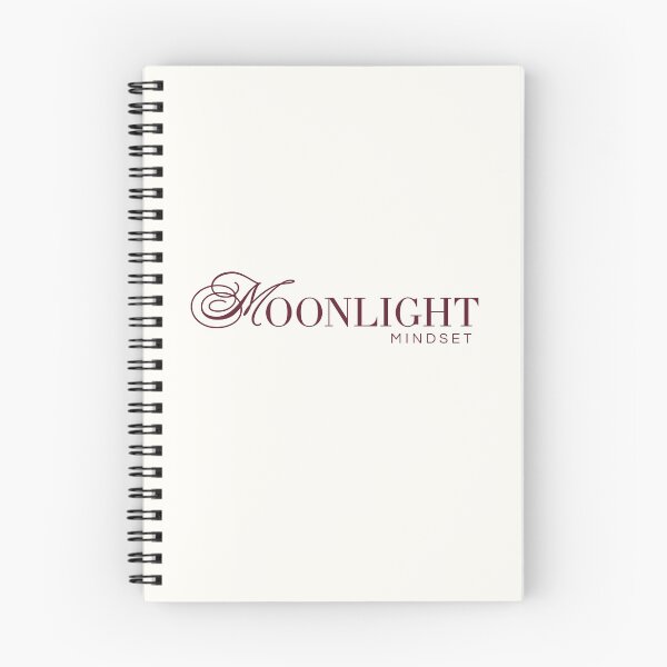 Item preview, Moonlight Mindset | Burgundy Flourished Calligraphy & Serif Typography designed and sold by Sparkle First Co..