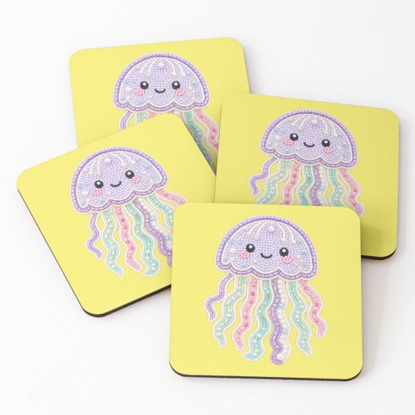 Item preview, Jellyfish Pearls Lilia Cute Sea Creatures Pastel Aesthetic designed and sold by Mauswohn.