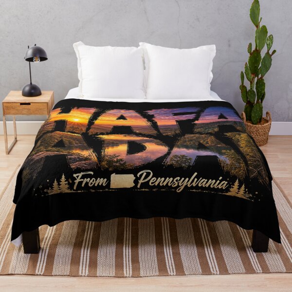 Item preview, Håfa Adai from Pennsylvania: Keystone State Appalachian Sunset Spirit designed and sold by BlissBlvdShop.