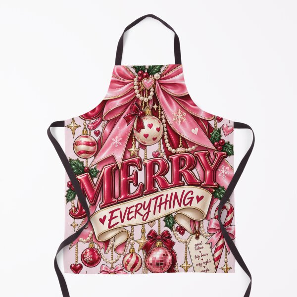 Item preview, Merry Everything – Pink Coquette Christmas Bow designed and sold by warlistop.