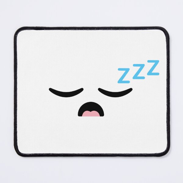 Item preview, Cute kawaii open mouth sleeping face designed and sold by BlushyPrint.