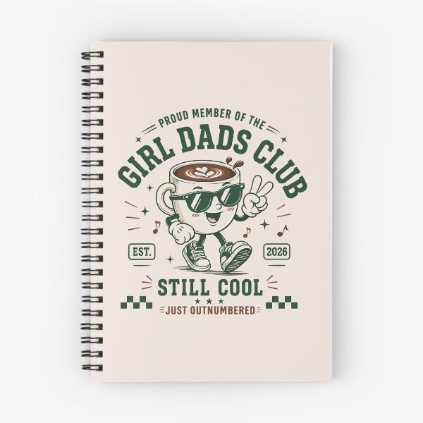 Item preview, Girl Dad, Cool Dads Club, Funny Dad Of Girls, Retro Coffee, Father's Day designed and sold by Quiajia.