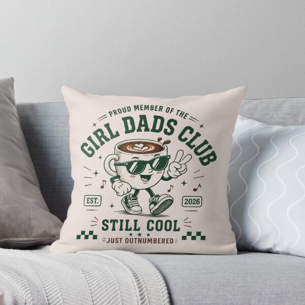 Item preview, Girl Dad, Cool Dads Club, Funny Dad Of Girls, Retro Coffee, Father's Day designed and sold by Quiajia.