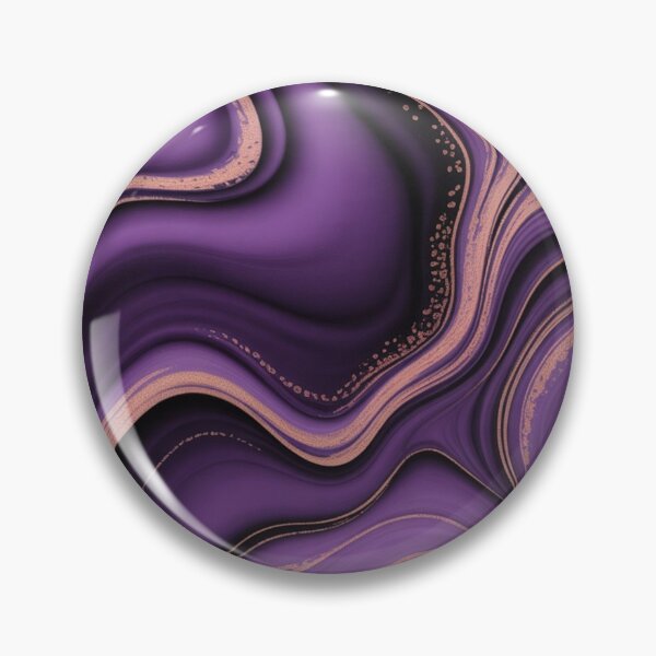 Item preview, Mystic Purple Marble – Elegant Violet and Rose Gold Abstract Art designed and sold by MysticPurpleHue.